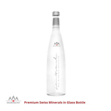 Swiss Natural Mineral Water Premium Glass Bottle 750 ML (6 Pack)