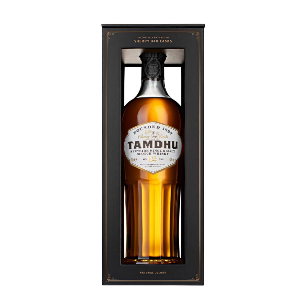 Tamdhu 12 Year Old Sherry Cask Matured – 70Cl 43%: Fruity, Spicy Speyside Whisky In A Retro Bottle
