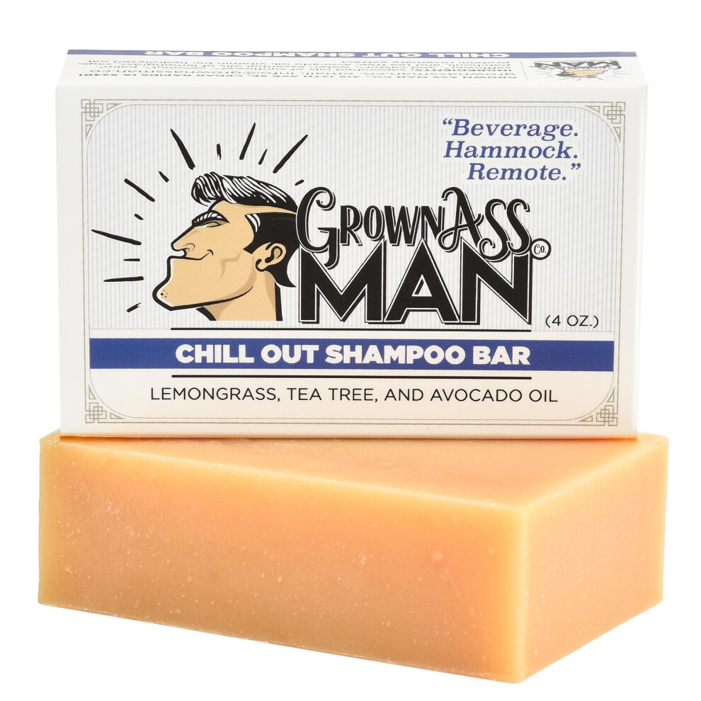 Grown Ass Man Co. - Solid Shampoo Bar Rich Lather 3 in 1: Hair  Beard & Body Wash - Plastic Free & Eco-Friendly  Natural & Organic Clean for All Hair-image-OPC-PGMB98Z-NEW