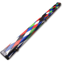 Handmade 3/4 Deluxe Patchwork Style Snooker Cue Case - Diamond Style