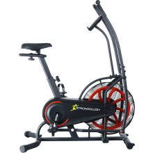 Homeology SCORPION Assault Bike - Compact Home Fitness Stationary Bike for Full Body Workouts with Smooth Fan Resistance and LCD Display