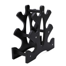 Kompakter PP 3-stufiger Hantelnständer, 20 kg Tragfähigkeit, für Zuhause, Büro und Fitnessstudio