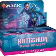 Magic The Gathering C91980001 Kamigawa Neon Dynasty Draft Booster Pack, Mehrfarbig