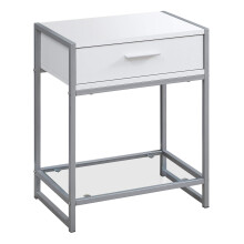 Monark specialiteter I Accent End Table Night Stand White