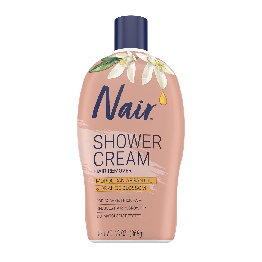 Nair Moroccan Argan Oil Shower Cream Hair Remover 13.0 oz.