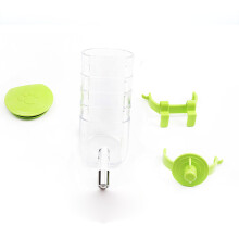 Hängender Hund- und Katzen-Wasserspender 350ML Grün Automatische Flasche
