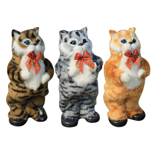 Electric Cute Simulation Cat Yellow Cat Singing 1