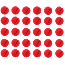 30Pcs Red Clown Noses Foam Clown Noses Cosplay Red
