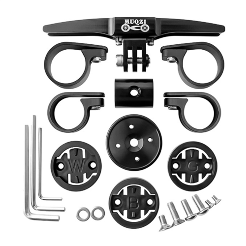 TT Handlebar Computer Mount Bike Computer Mount Adapter Black 1