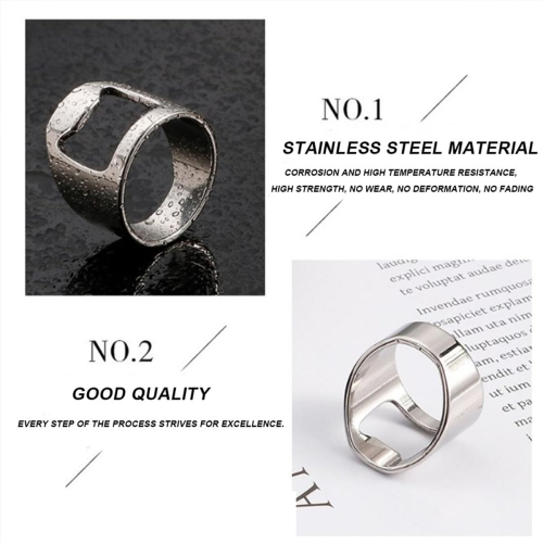 Bartender Ring Bottle Opener Stainless Steel Ring Bottle Opener,D 2