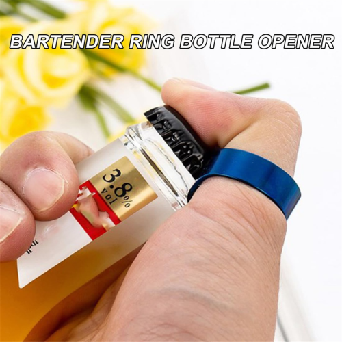 Bartender Ring Bottle Opener Stainless Steel Ring Bottle Opener,D 1