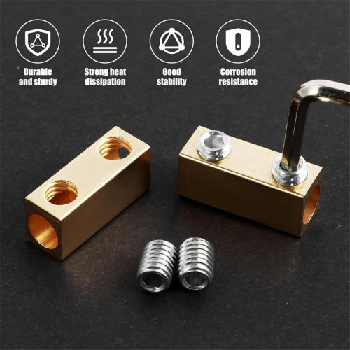 10Pcs Draht Stecker Mutter Kit 60A Kupfer Spleißen Verdrahtung Stecker 1