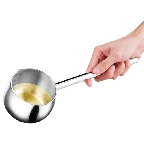 Mini-Butterwärmer mit langem Griff, Induktions-Milchwärmertopf (300 ml) 2