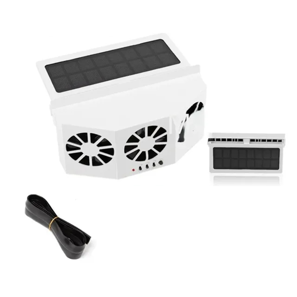 3 Head Solar Car Cooling Fan Electric Car Air for Vehicle A-image-OPC-PJYY8PJ-NEW