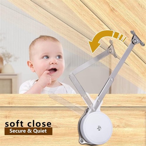 2 Pack Toy Boxes Hinges Soft Close Lid Support Hinges Chest Hinges 2