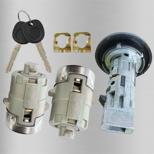 Ignition Lock Cylinder Left & Right Door Lock Cylinder for 2