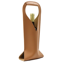Bolsa de couro sintético para vinho, suporte para garrafa de vinho, bolsa de mão para champanhe, bolsa de presente B
