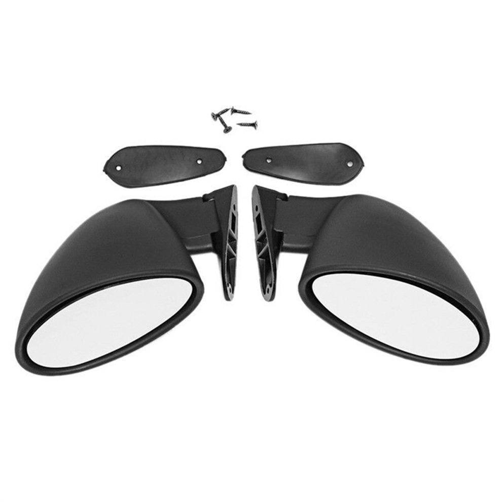 Car Modification Retro Rearview Mirror F1 Door Wing Side Mirror White 4853439493594