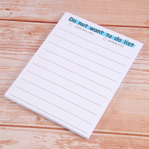 Funny Sticky Note, to Do List Notepad Funny Stationery, B 2