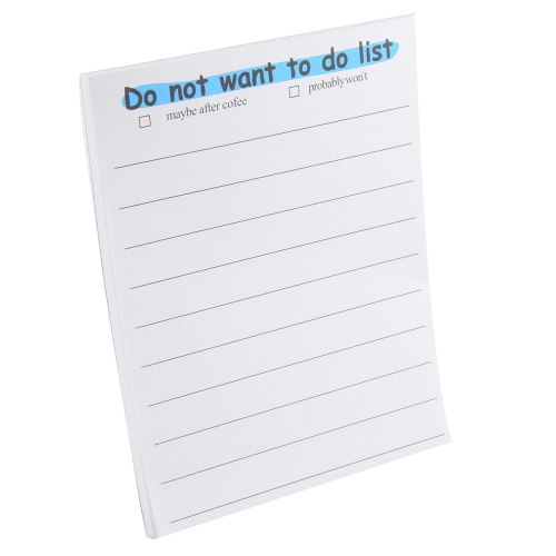 Funny Sticky Note, to Do List Notepad Funny Stationery, B 1