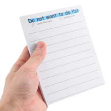 Lustige Haftnotiz, To-Do-Liste, Notizblock, lustiges Briefpapier, B