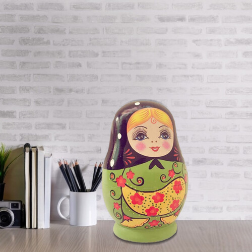 5PCS Russian Nesting Dolls Traditional Wooden 1