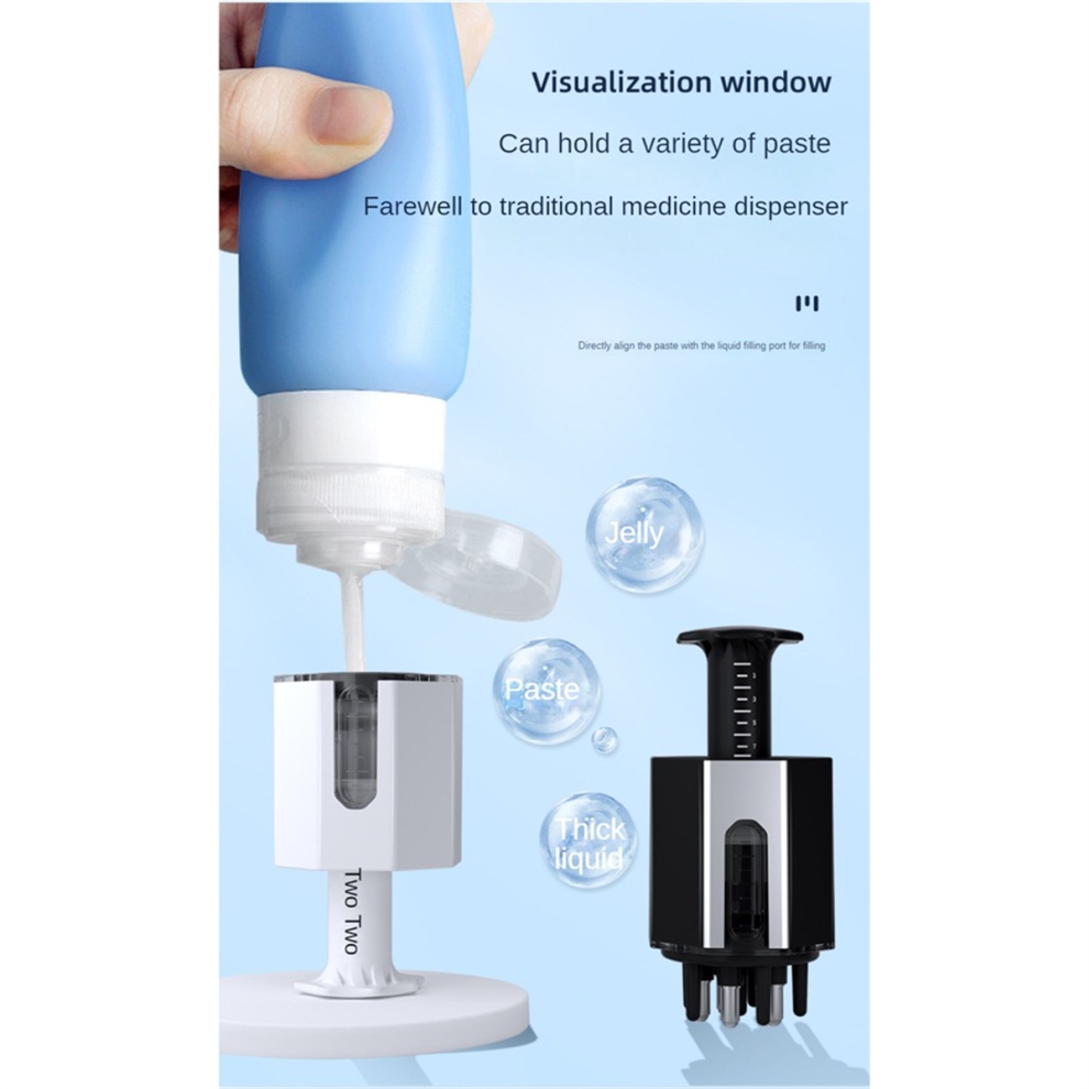 2in1 Scalp Applicator Oil Guiding Comb Hair Growth Serum Massager,A