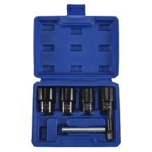 Lug Nut Remover Tool, 6 Piece Lug Nut Extractor Set 1/2 Inch Drive,