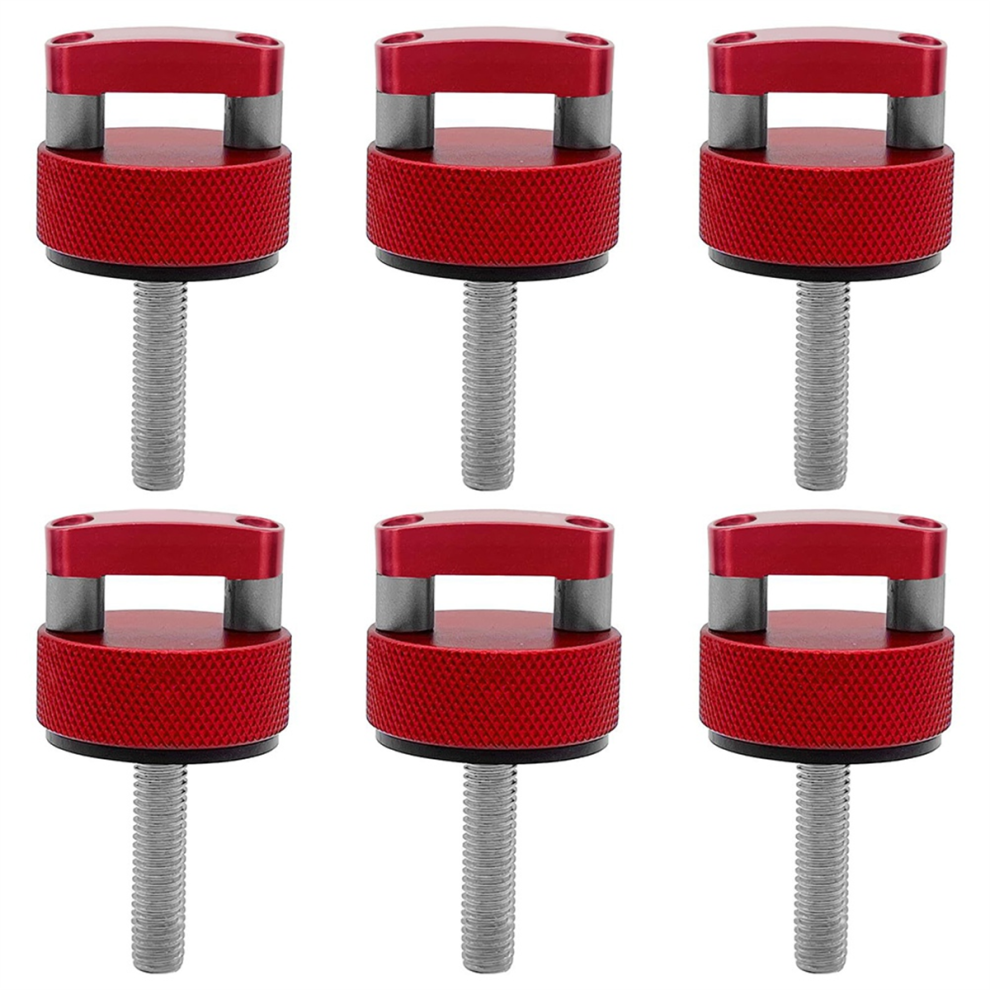 6Pcs Hardtop Bolts Screw Quick Removal Fastener Thumb Screw Nut Kit 4852077418402