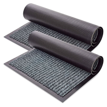 Tappetino antiscivolo assorbente per porta in PVC a doppia striscia, 50x80cm