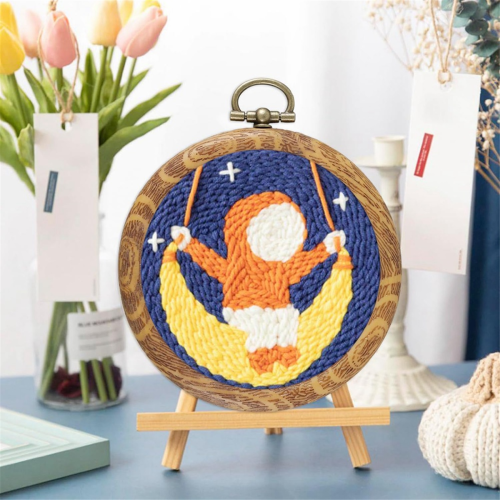 10 Bastidores de Bordado Redondos, 3 Polegadas, para Costura e Pendurar Artesanato DIY 1