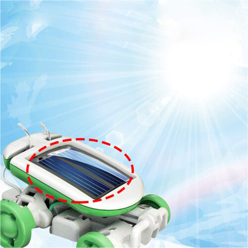 6 in 1 DIY Education Learning Power Solar Robot 1