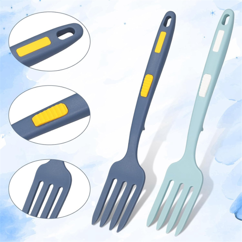 Silicone Cooking Forks, Multifunctional Cooking Fork Spaghetti Fork 2