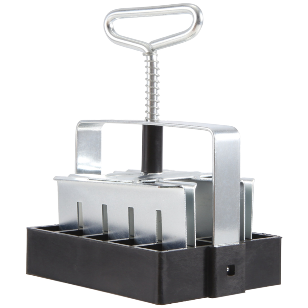 Handheld Seedling Soil Block Maker 20-Cell Steel Soil Blocking Tool 4852077492211