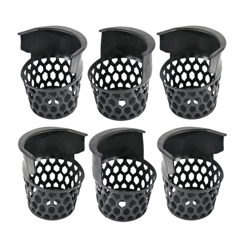 6 Pcs Pool Table Pockets Billiard Pockets Set Black Billiards Net Bag 2