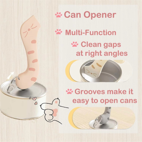 Pet Spoon and Can Opener-Multifunctional Silicone Tool B 2