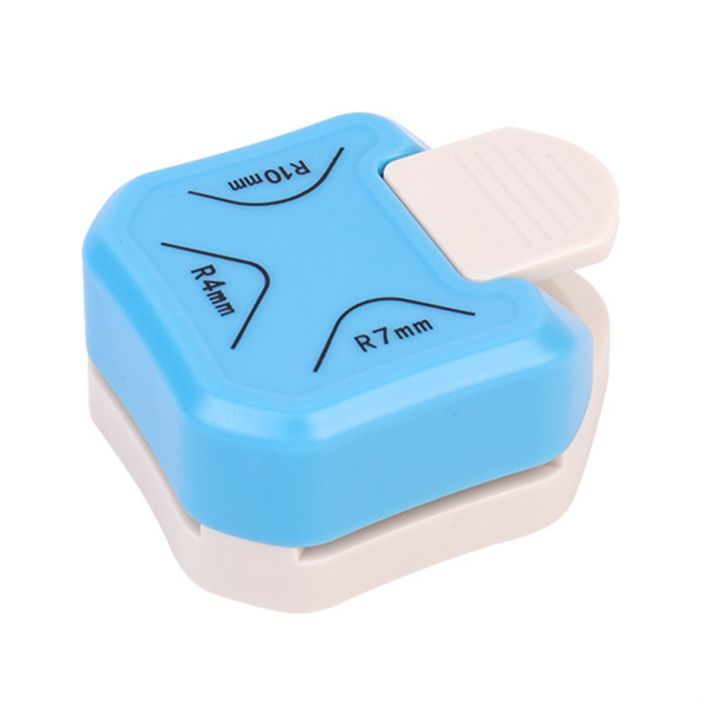 3 Way Chamfer Corner Punch,Craft Paper Corner Cutter,Blue 4851848796008
