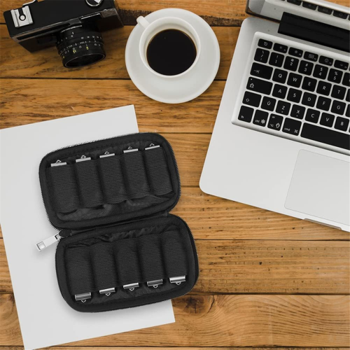 Flash Drive Storage Case - Dustproof Organizer Box,Compact Portable,A 2