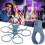 Foldable Glass Carousel Holder Coffee Cup Handle Drinking Bottle 3Pcs 2