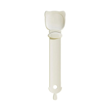 Voederlepel voor katten, vloeibaar voedsel, knijpgereedschap, lepel, wit