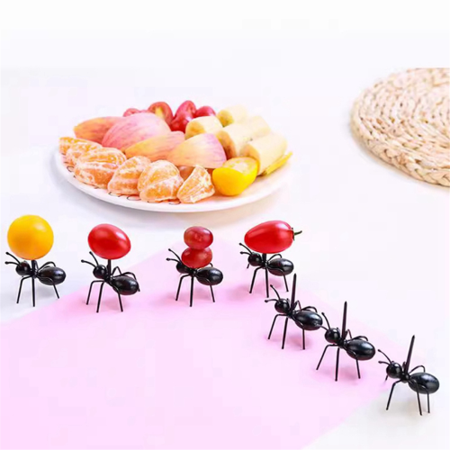 12Pcs Ant Toothpicks Fruit Dessert Fork, for Snack Cake Dessert 1