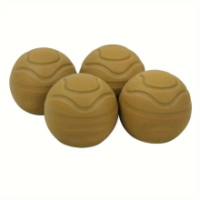 4 fundas protectoras para pies de silla Moon Chair, color caqui
