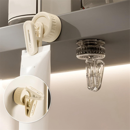 Rotating Suction Cup Storage Clips Hooks,Multiple Suction Cup Clamp B 2