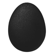 Black rubber Hand Grip Ball Egg Men Women Gym Fitness Finger