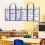 Pacote com 2 bolsas grandes para armazenamento de pôsteres de 31,5 x 25,5 polegadas para professores em sala de aula 5