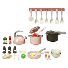 DIY Pretend Play Simulatie Pretend Play Huis Snijgroenten Set Roze