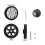 8pcs Suitcase Wheels Replacement Rubber Mute Caster Replacement B 2
