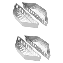 Outdoor BBQ Galvanized Sheet Charcoal BBQ Carbon Basket 0.8mm