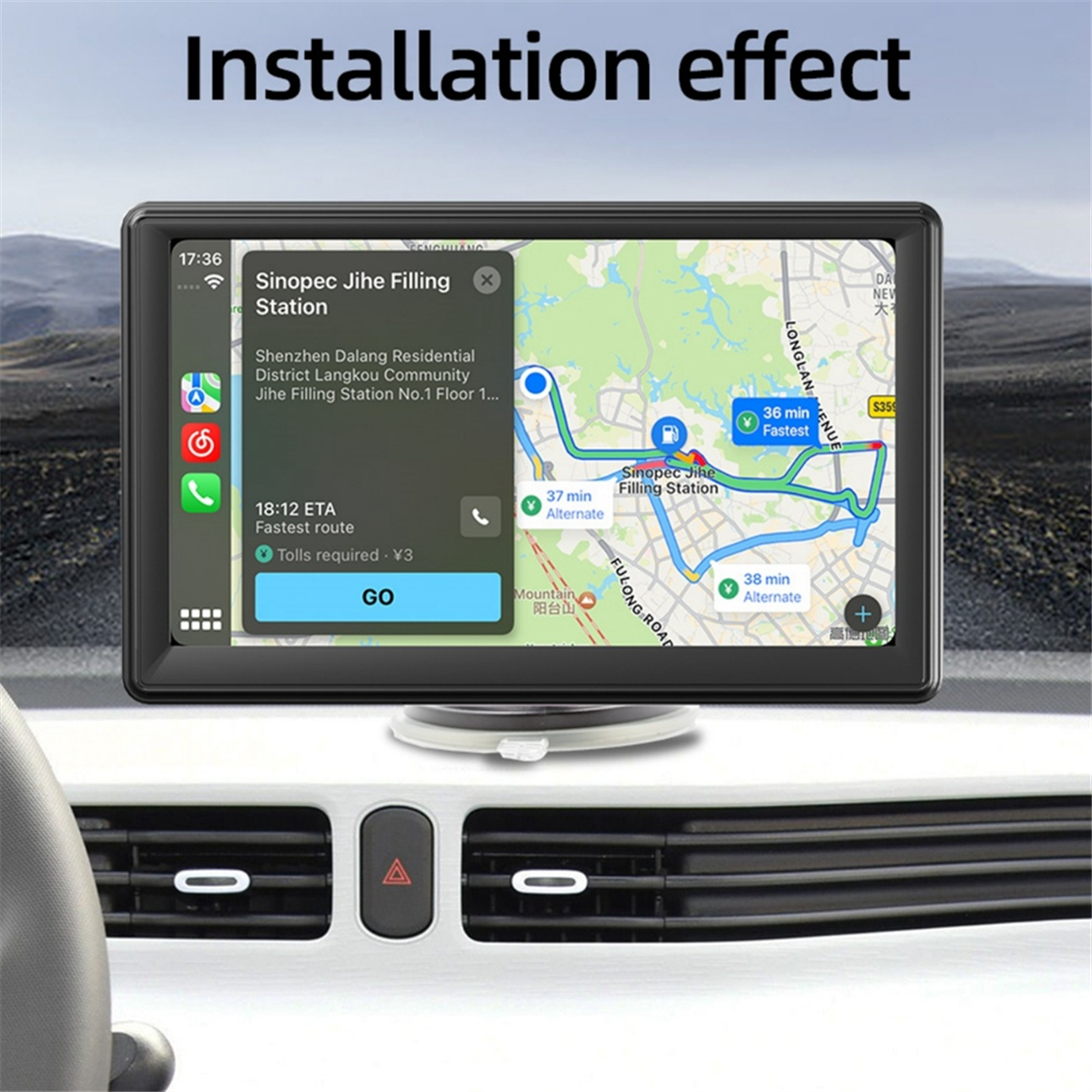Kabellose Carplay Und Android Auto Bildschirmhalterung F r Das kabellose-carplay-und-android-auto-bildschirmhalterung-f-r-das