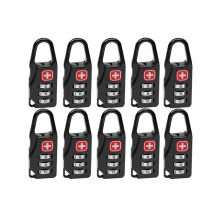 10PCS Portable Alloy Lock Padlock Outdoor Travel Luggage